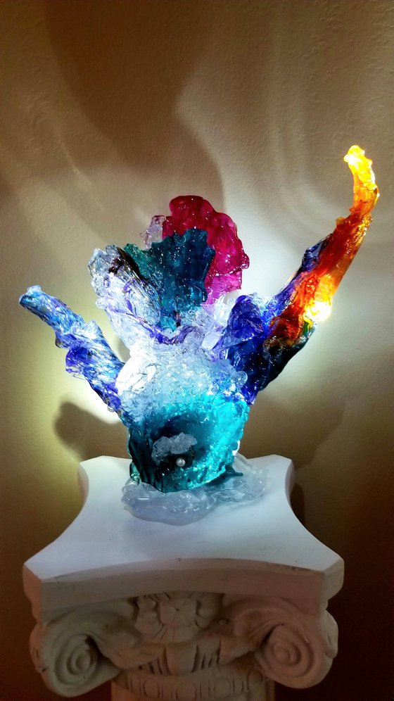 Original Sculpture Lighted Art Corals