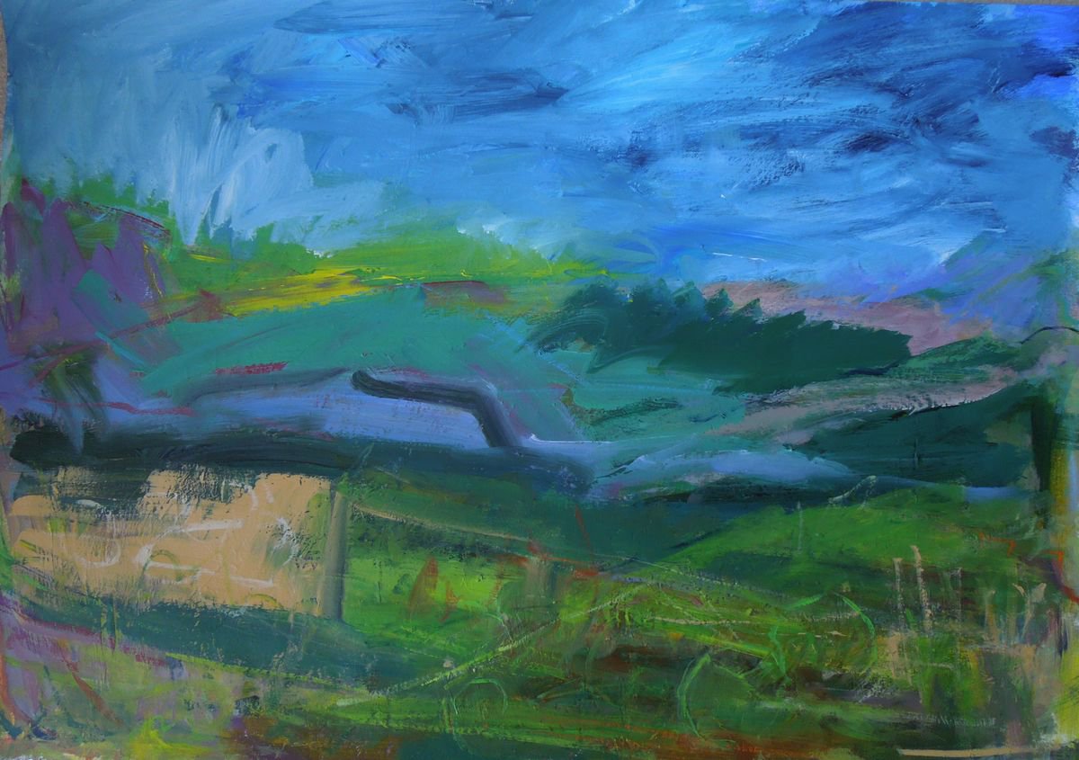 Cornwall Landscape III by Helen Ryan