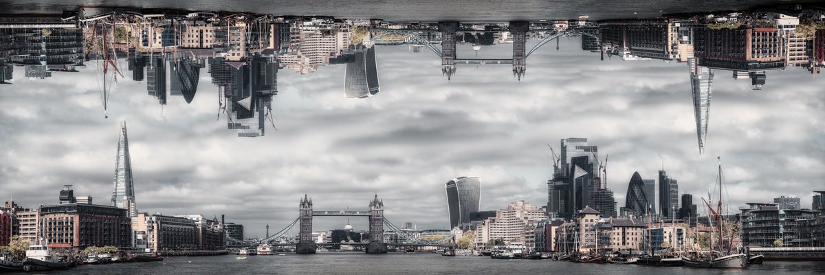 Cityscapes Photograph By Paul Nash, 30 X 10", The London Skyline, Original Artwork
