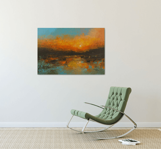 Generous Shore  (Large Seascape, 100x70cm)