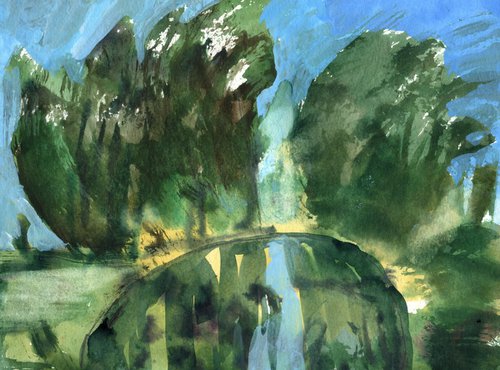 Bright Pond by Elizabeth Anne Fox