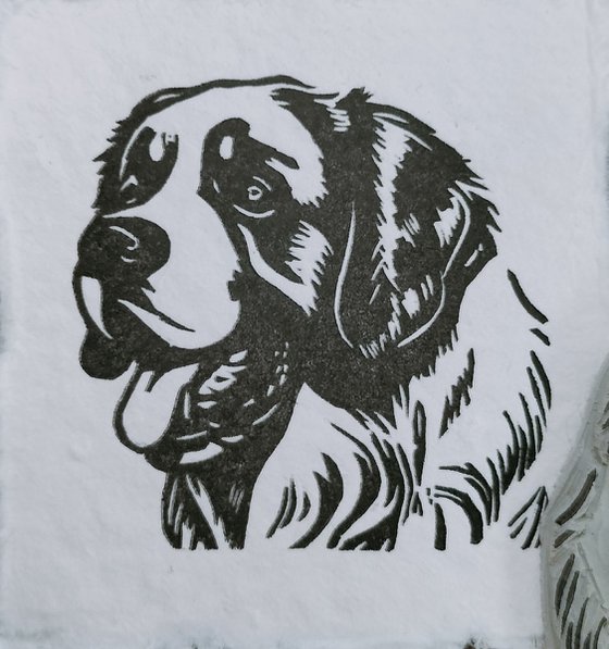 St Bernard Mini Print