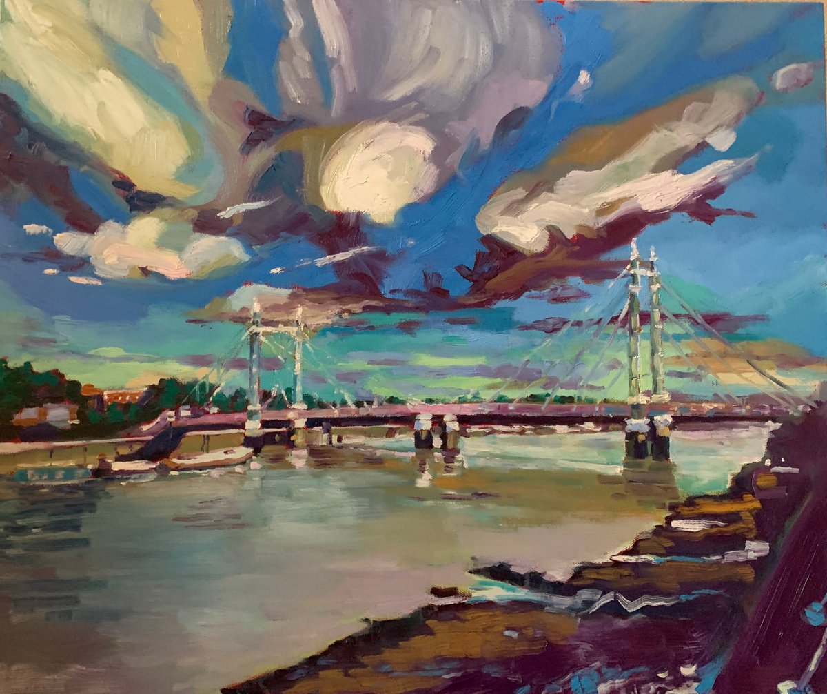 Albert Bridge, London by alison boshoff