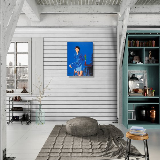Portrait in Blue
