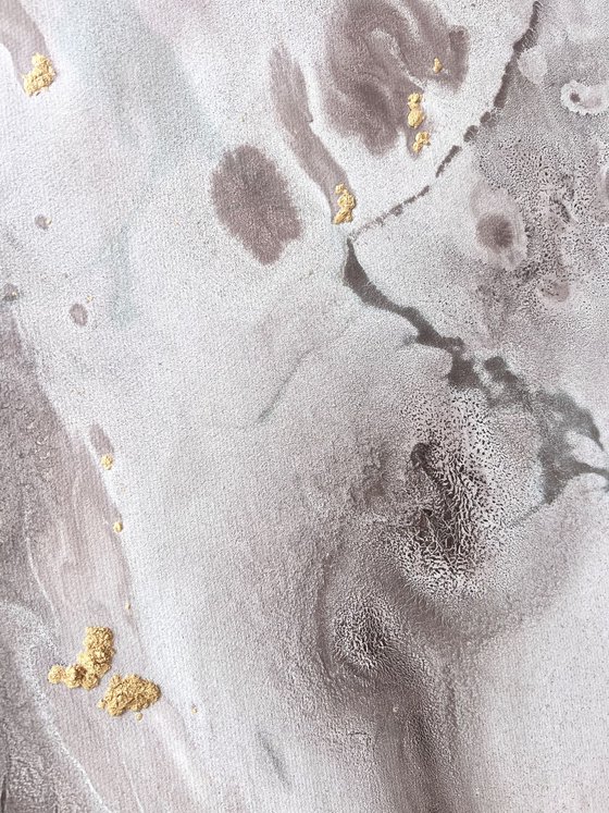 Golden Abstraction Art