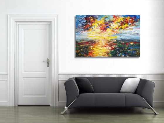 Landscape Evening Clouds D 1