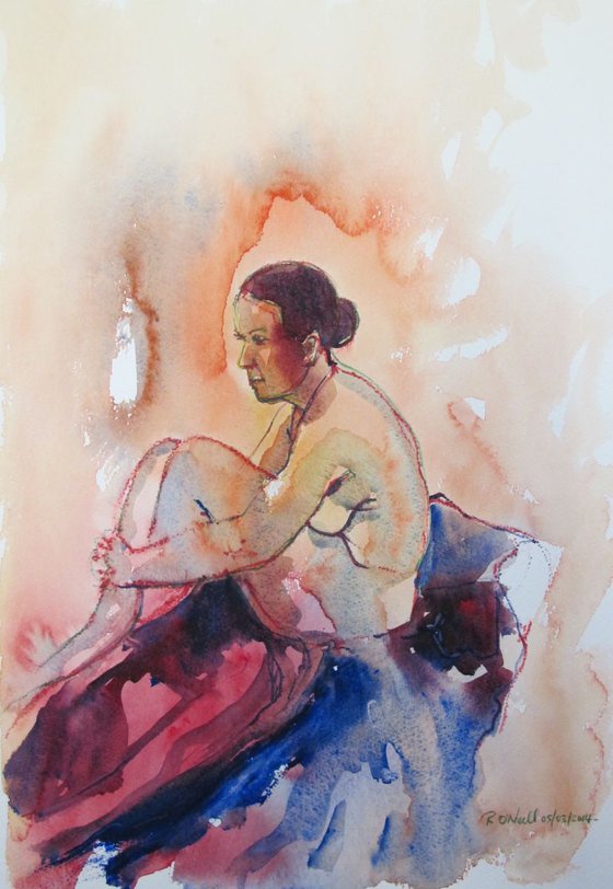 seated nude