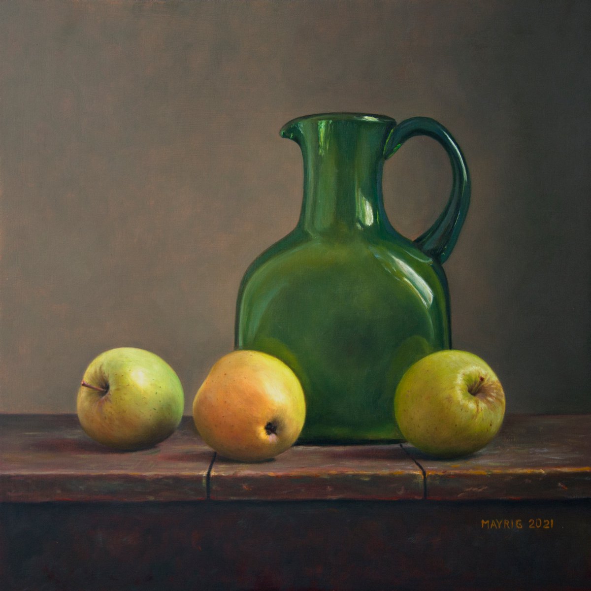 Photorealistic Oil Painting , Delicious Gold By Mayrig Simonjan, 16 X 16, Artwork For Sale On Artfinder