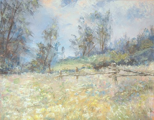 Midsummer field by Mikhail  Nikitsenka