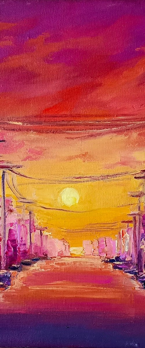 Evening in Thailand by Anastasia Art Line