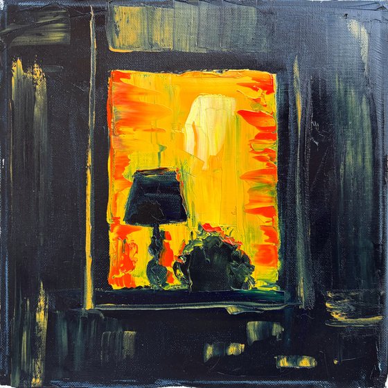 Warm window in the night