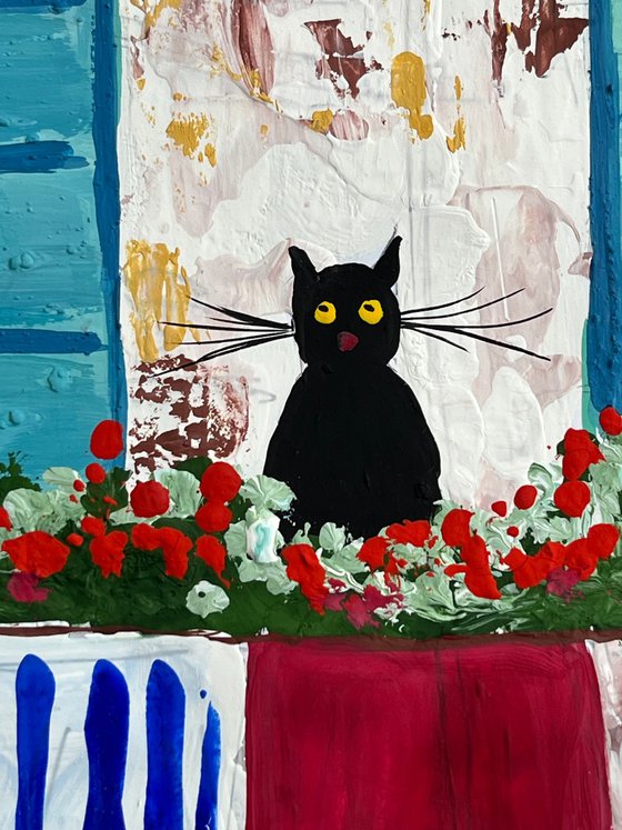 Venice Cat Painting