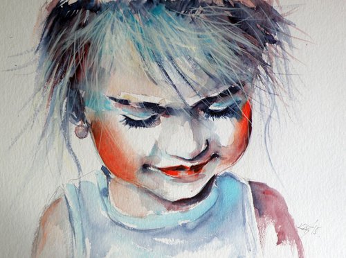 Little girl II by Kovács Anna Brigitta