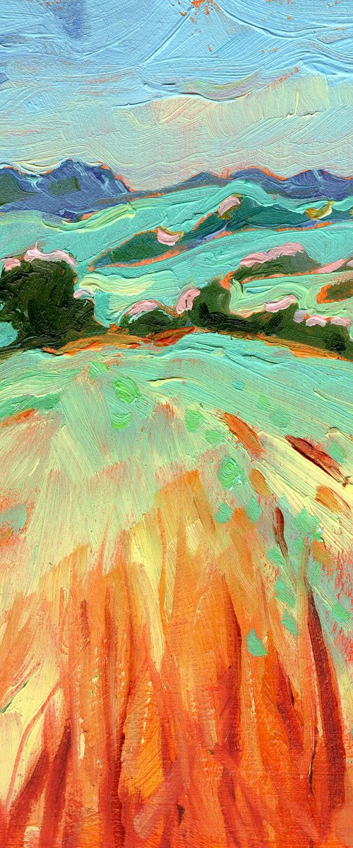After the Rain- Miniature Landscape by Mary Kemp