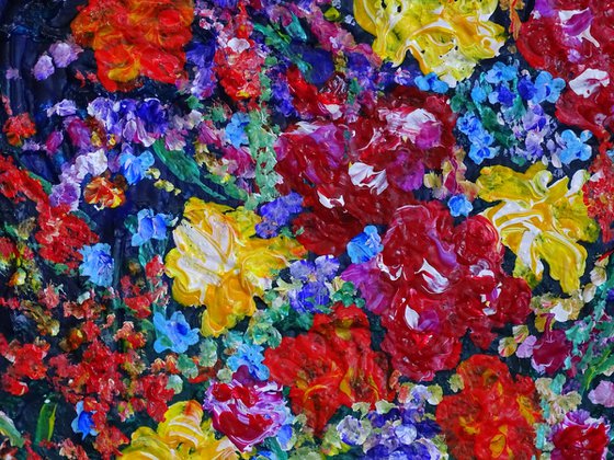 Collage of flower artworks 9