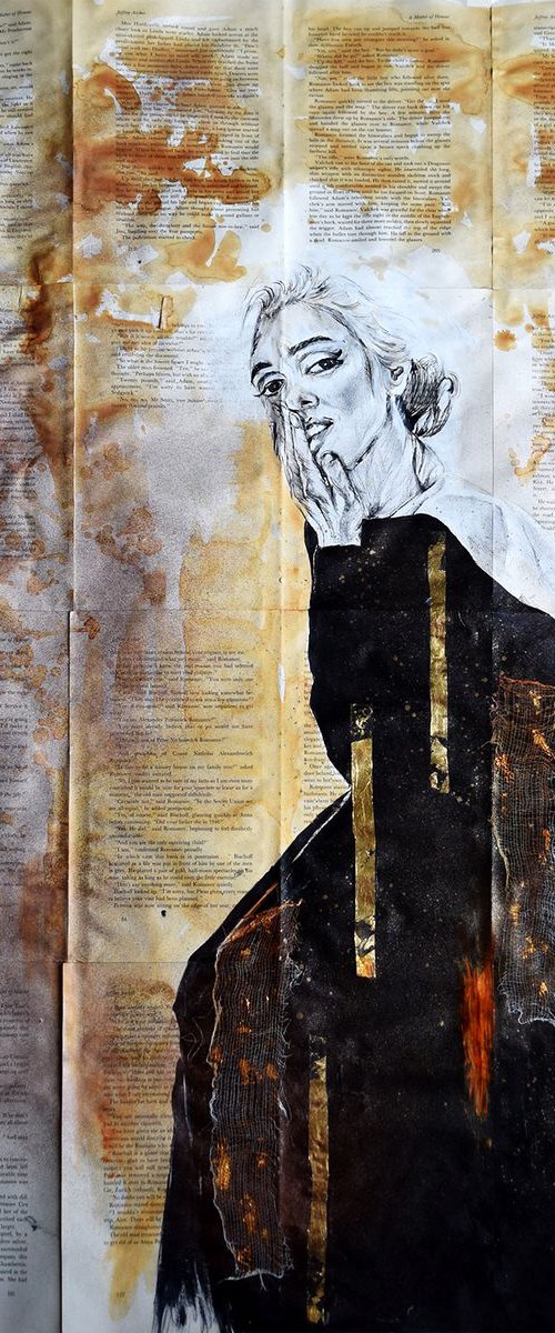Despair / Large  94 cm x 89 cm by Anna Sidi-Yacoub