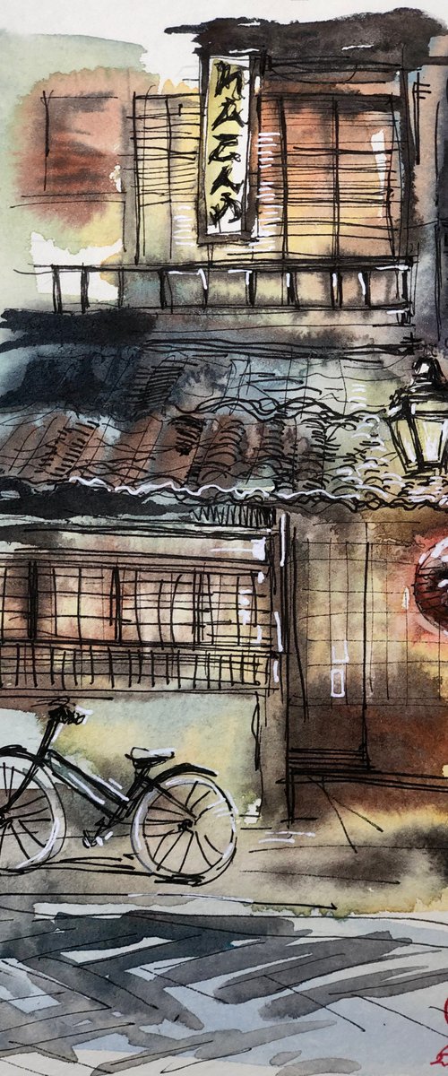 Sketches of Japan#10 by Larissa Rogacheva