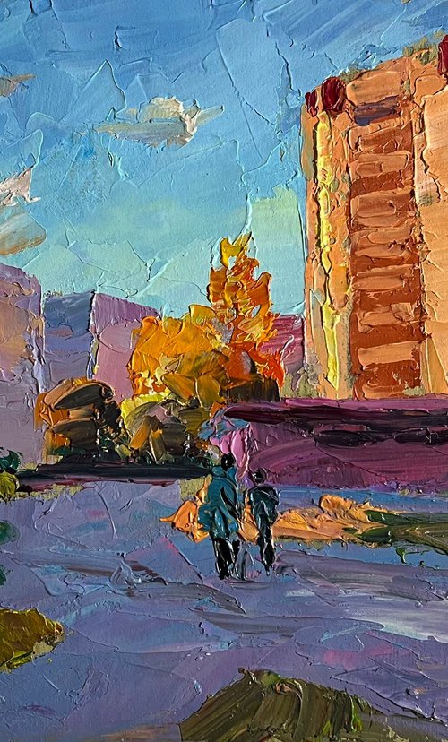 Early Morning in the City by Boris Serdyuk