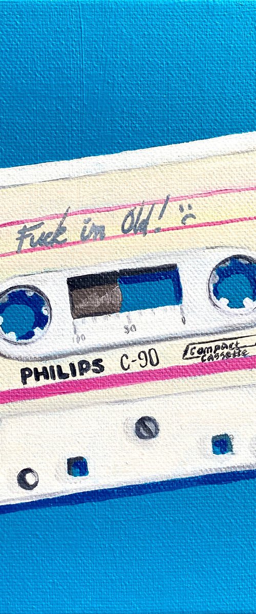 Cassette Tape Nostalgia 5 by Kate Revill