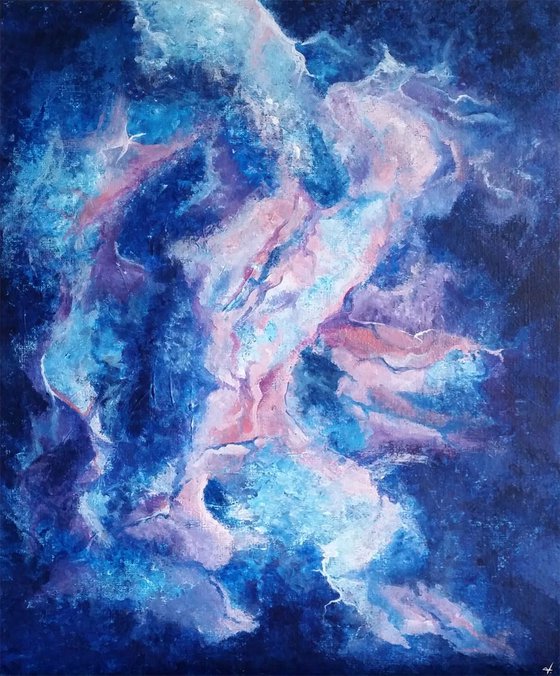 Abstract Celestial Painting: 'Visionary'