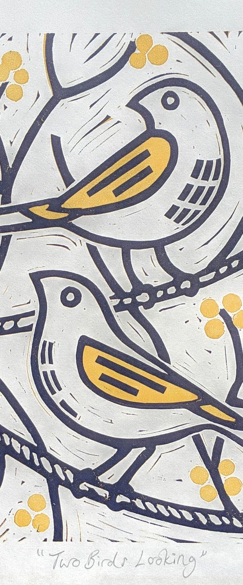 Two Birds Looking by Melissa Birch