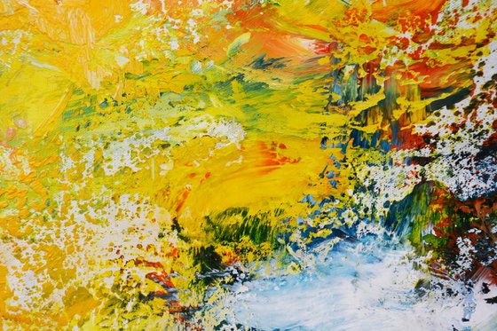 Light Spilling Over the Sea