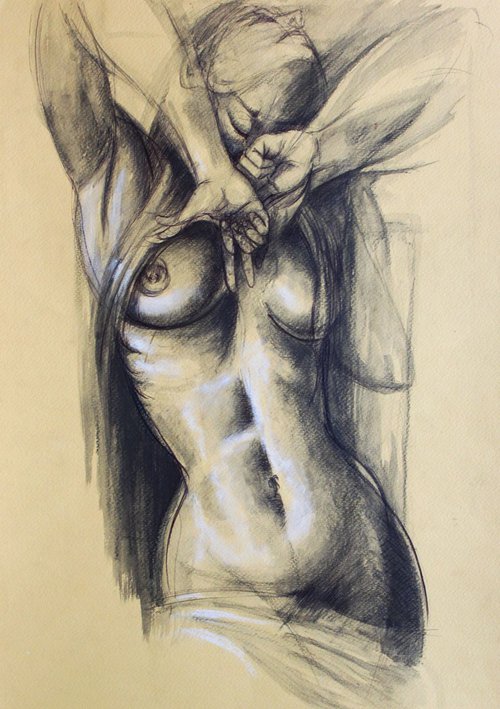Study of nude by Vincenzo Stanislao