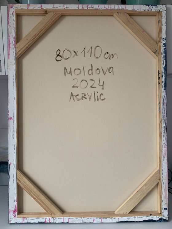 Red Sky Blue accent on black