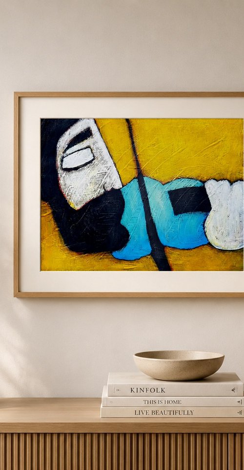 My fiddle V (30cm x 24cm x 0.1cm) by Zhana Viel