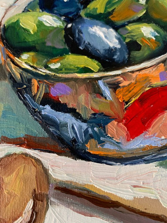 Still life with Olives.