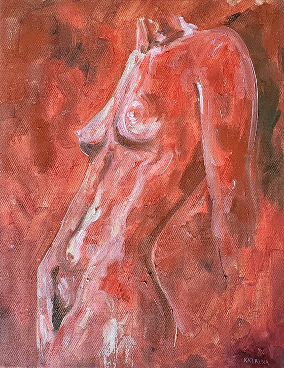 "Fire" - Nude - Female Figure