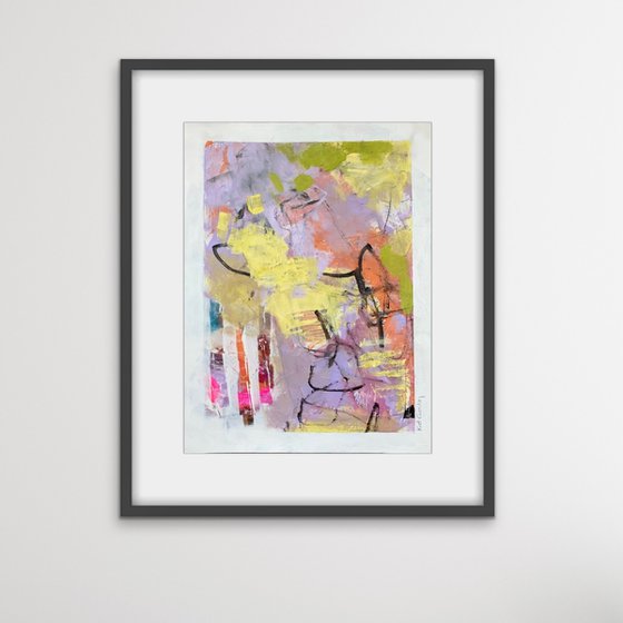 Come Into the Light - Colorful bold contemporary abstract art painting