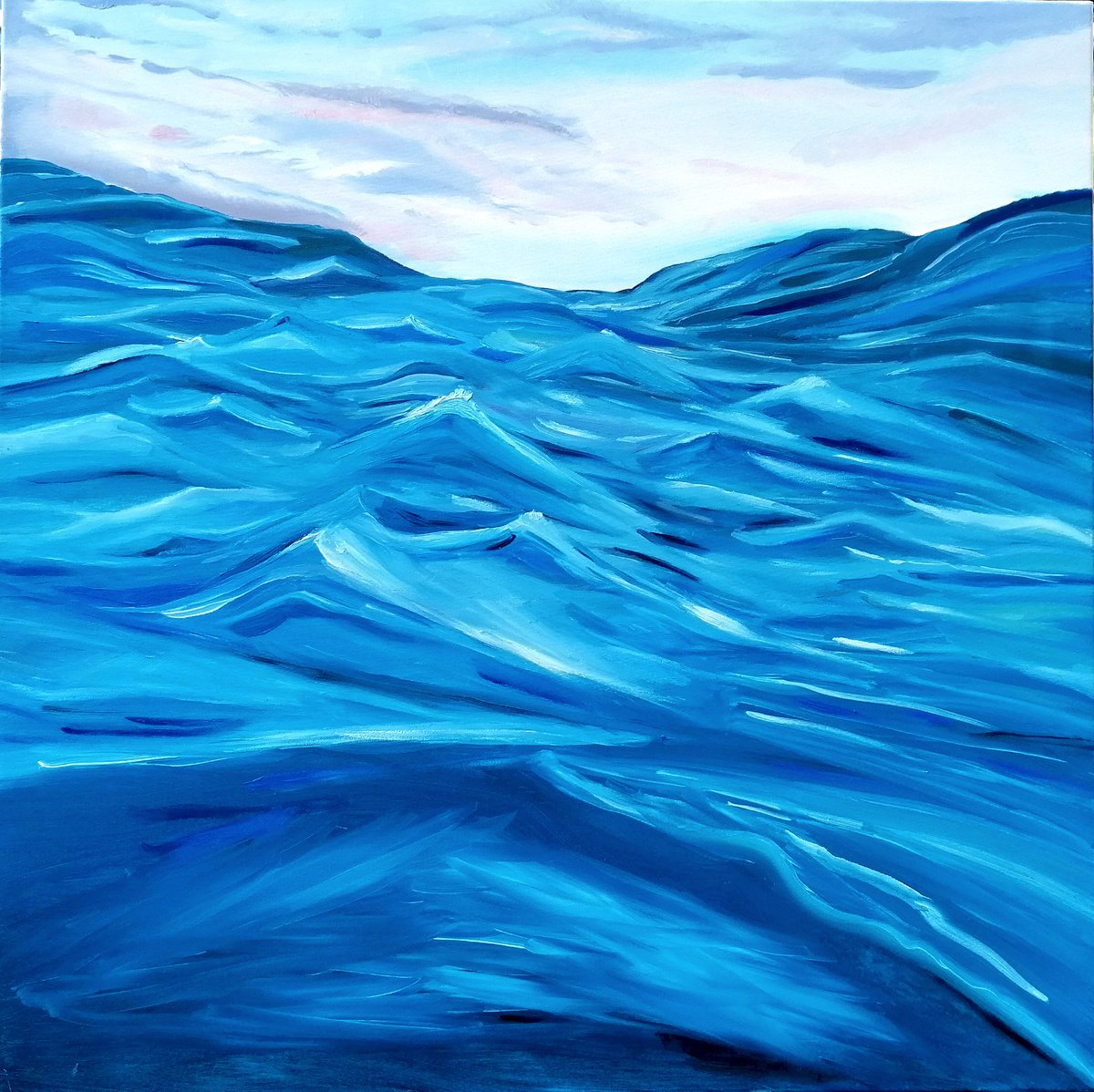 Turbulent sea by Sanja Jancic
