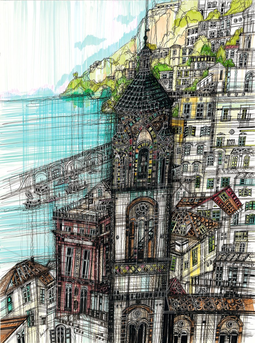 Amalfi Cathedral by Maria Susarenko