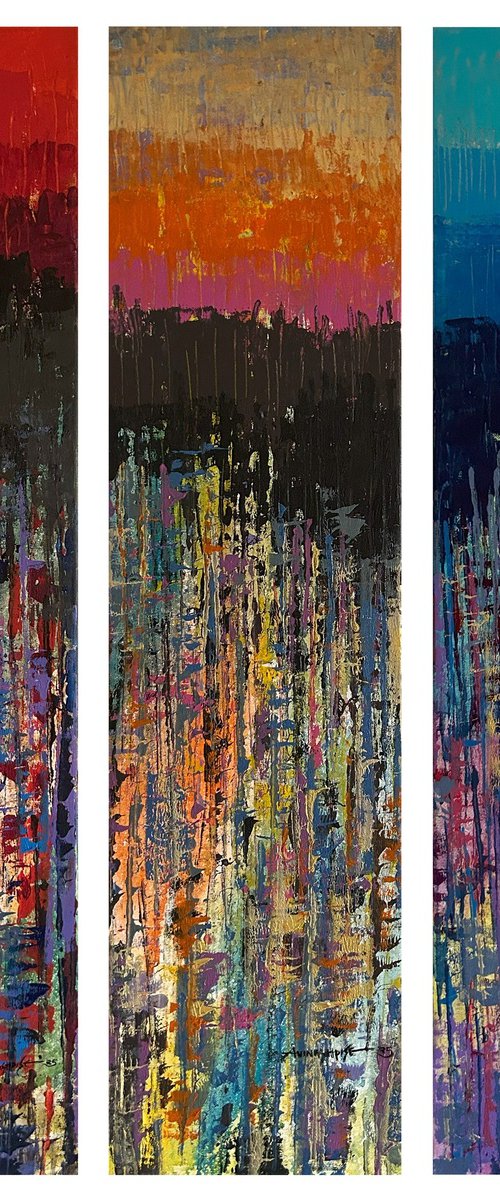 Magical Sprinkles_Triptych by Avinash Pise