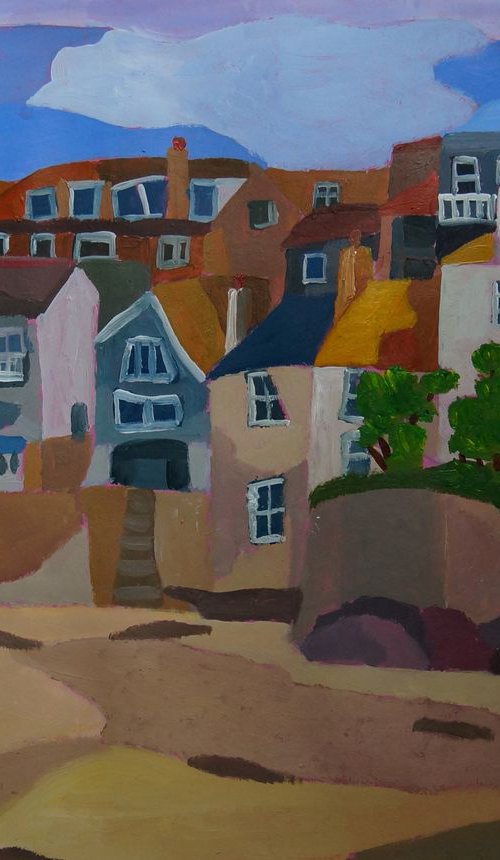Harbour corner, St Ives by Tim Treagust