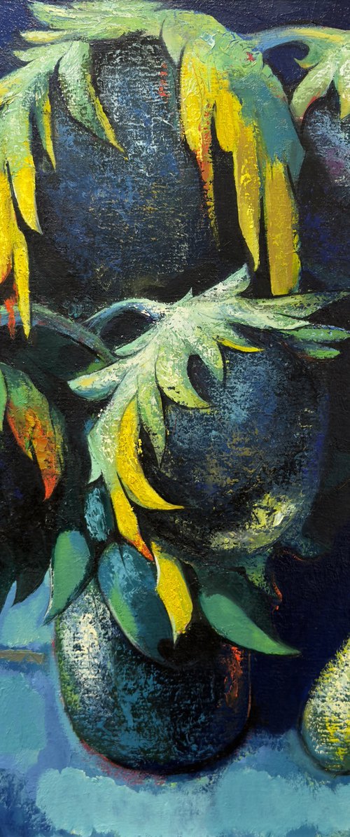 The Bowing Sunflowers by Hovhannes Avetisyan