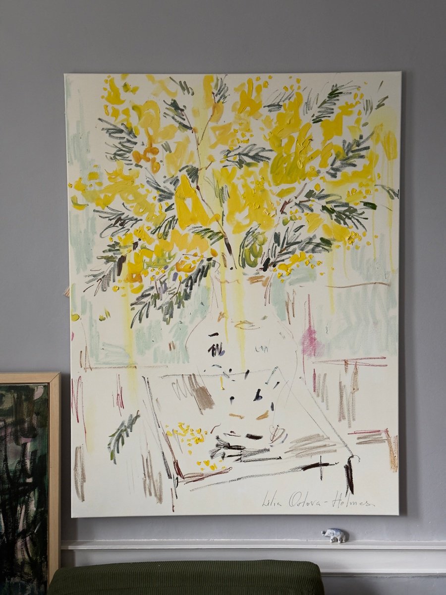 Mimosa By Lilia Orlova-Holmes, 36 X 48, Artwork For Sale On Artfinder