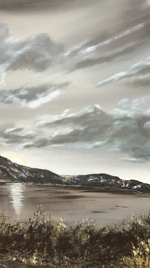 Lulworth Cove in sepia tones by Marja Brown