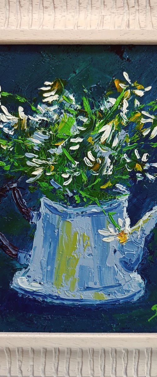 Wild Flowers in a Jug by Salana Art / Svetlana Samovarova