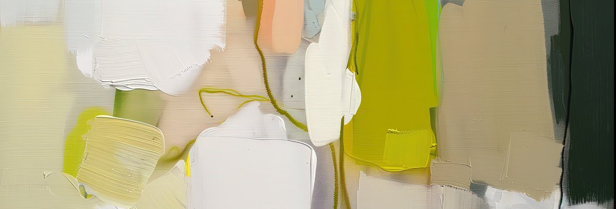 Abstract Acrylic Painting By V+V Kniazievi, 59 X 20", In The Rhythm Of Heat #12, Original Artwork