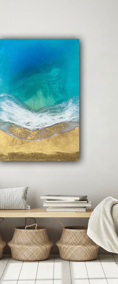 Blissful moments Seascape by Ana Hefco