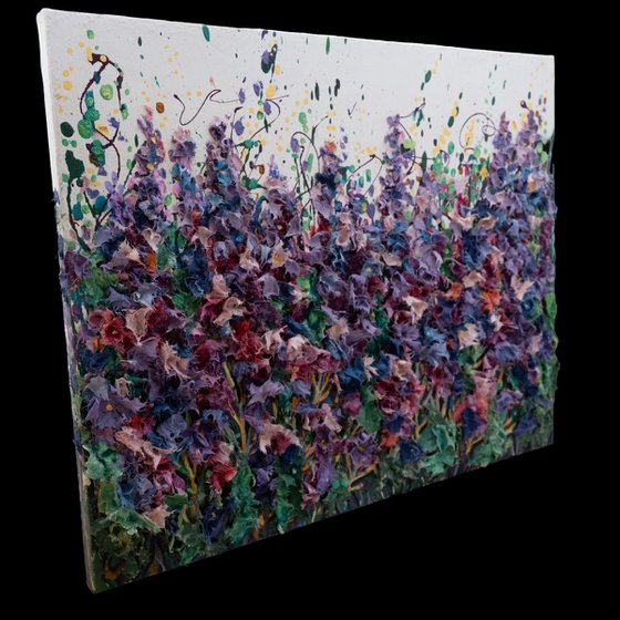 Plum Blossom Mixed Media