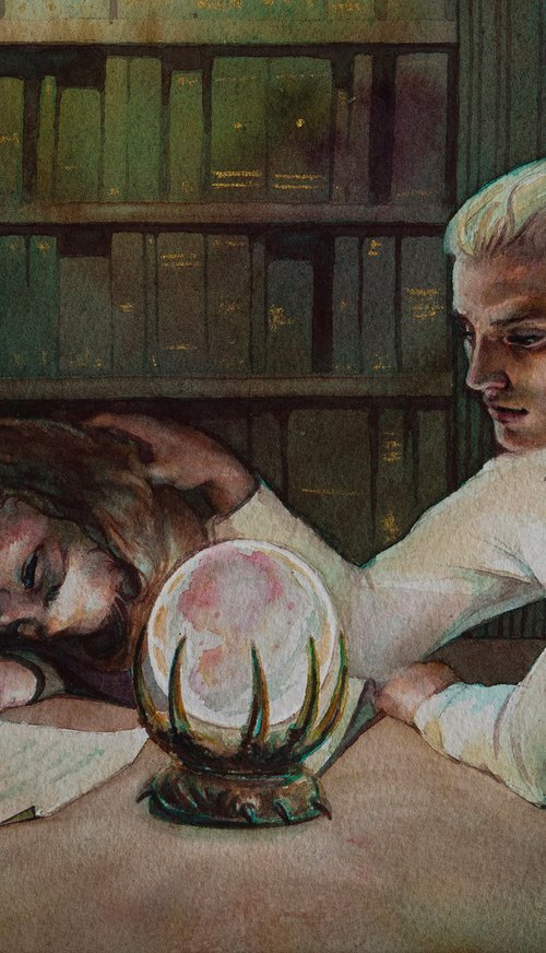 In the library by Julia Silverman