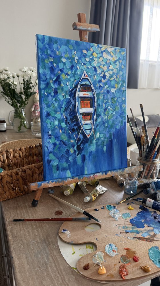 Blue escape