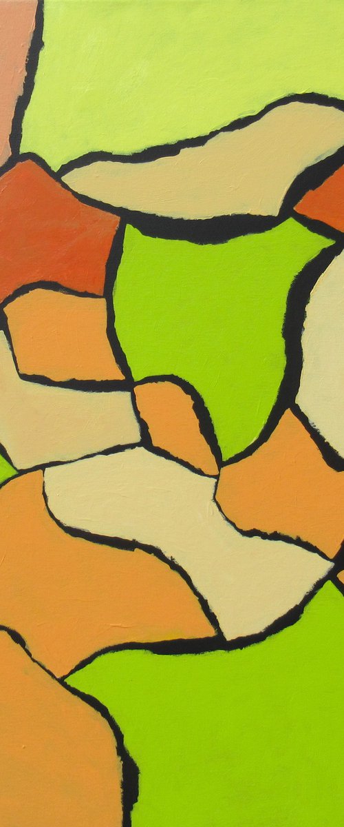 Mediterranean Gesture - 1. by Megha Hendrick. Abstract.