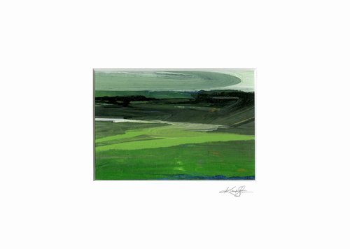 Journey 031 - Landscape painting by Kathy Morton Stanion by Kathy Morton Stanion