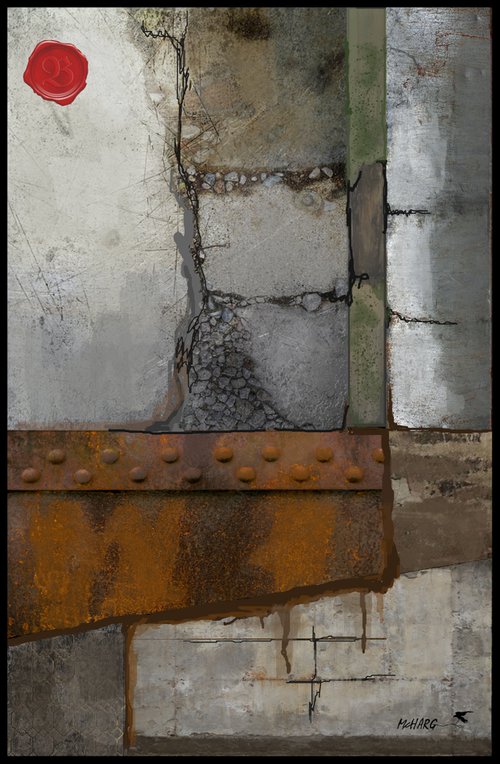 OLD CONSTRUCTION   37"X54" by Joe McHarg