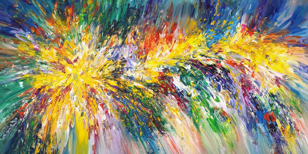 Celebrate The Life E 1 By Peter Nottrott, 79 X 39, Artwork For Sale On Artfinder