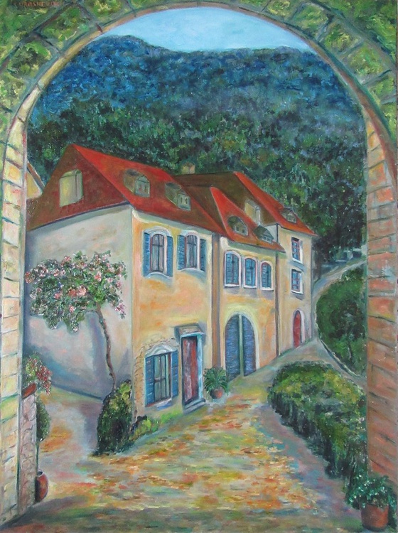 Original Large Oil Painting Of Italian Countrysi Artfinder